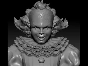 pennywise bust 3D Print Model