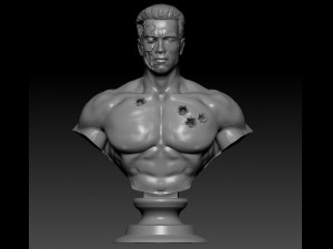 terminator t-800 Modelo de impresión 3D