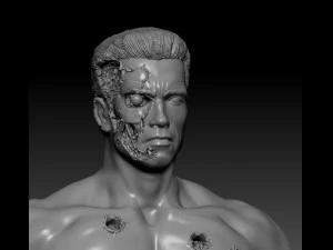 terminator t-800 3D Print Model