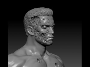 terminator t-800 Modelo de impresión 3D