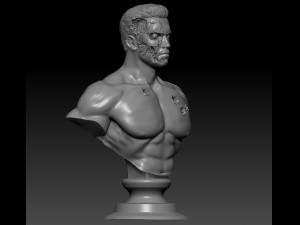 terminator t-800 Modelo de impresión 3D