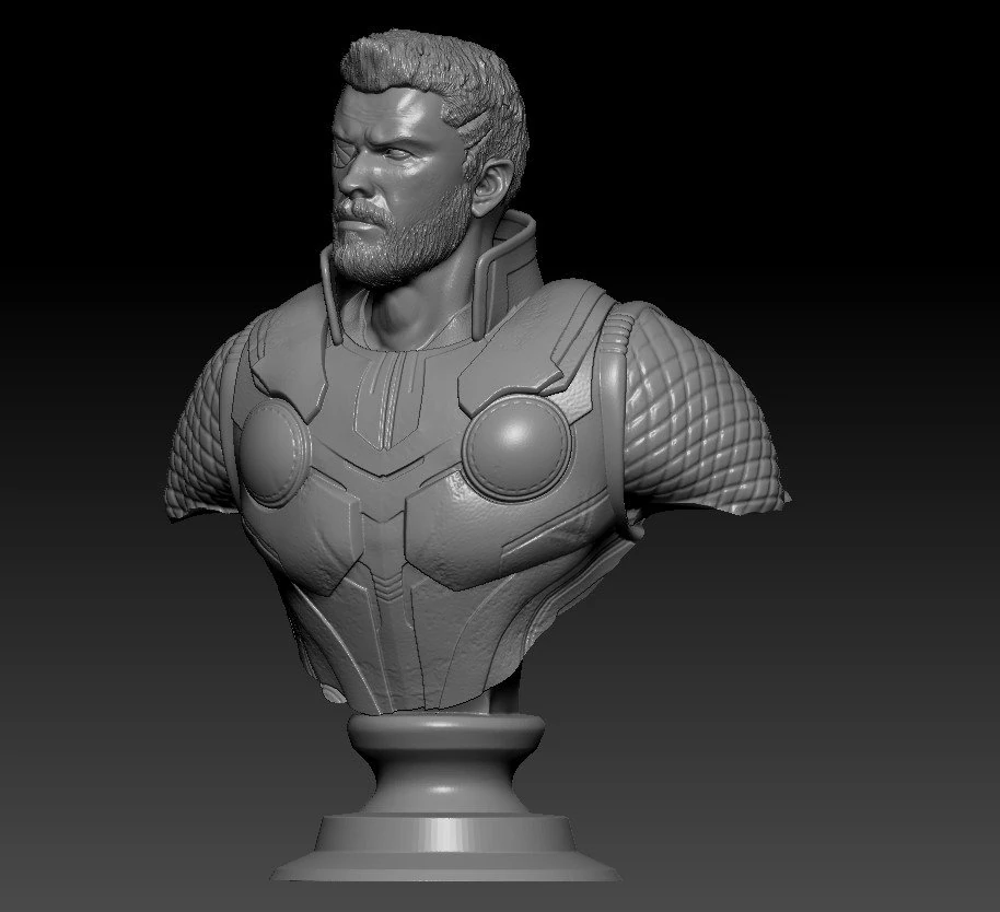 thor ragnarok 3D printmodel .c4d .max .obj .3ds .fbx .stl .blend 