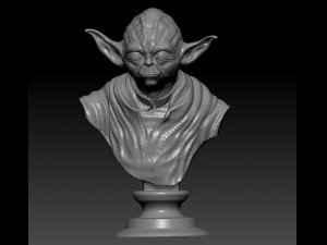 yoda 3D Print Model