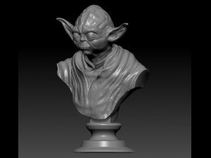 yoda 3D प्रिंट मॉडल