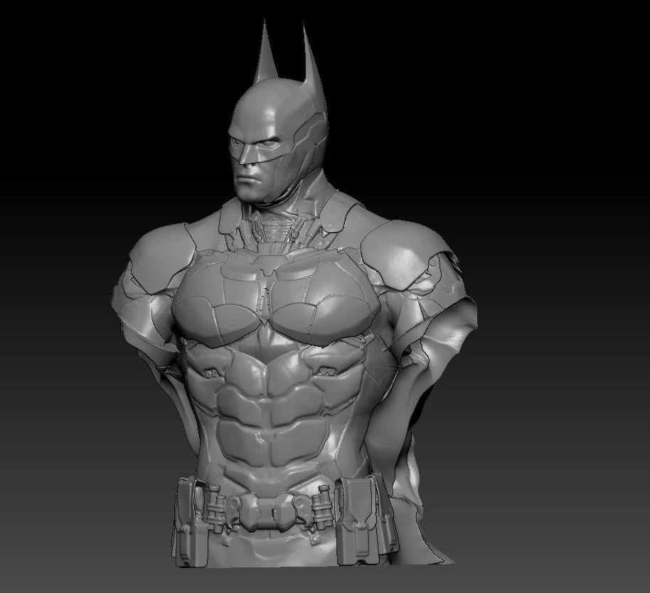 batman 3D Print Model .c4d .max .obj .3ds .fbx .stl .blend 