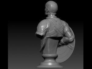 captain america 3D 打印模型