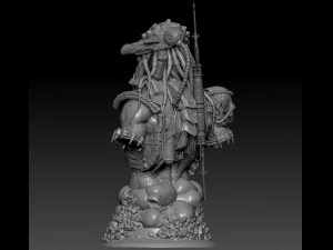 predator bust 3D Print Model