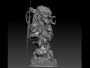 predator bust 3Dプリントモデル