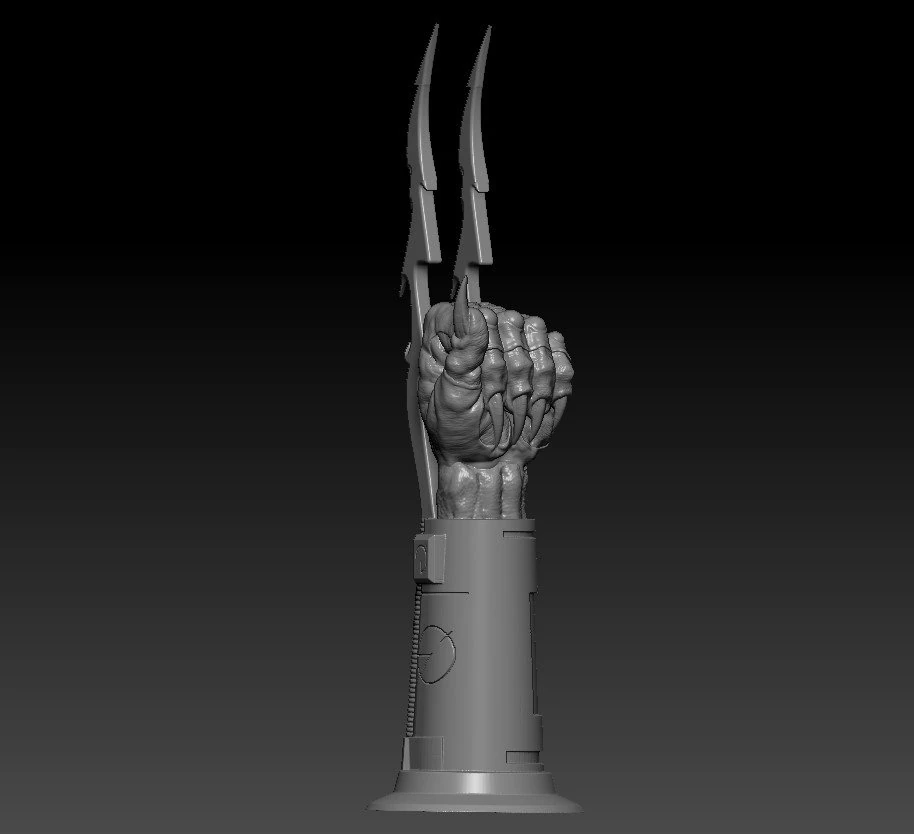 predator hand 3D Print Model .c4d .max .obj .3ds .fbx .stl .blend 
