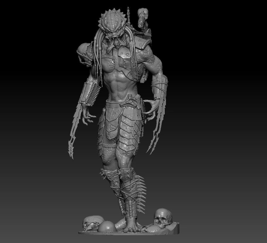 predator 3D Print Model .c4d .max .obj .3ds .fbx .stl .blend 