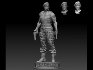 the expendables 3D Print Model