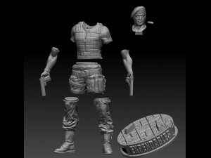 the expendables 3D Print Model