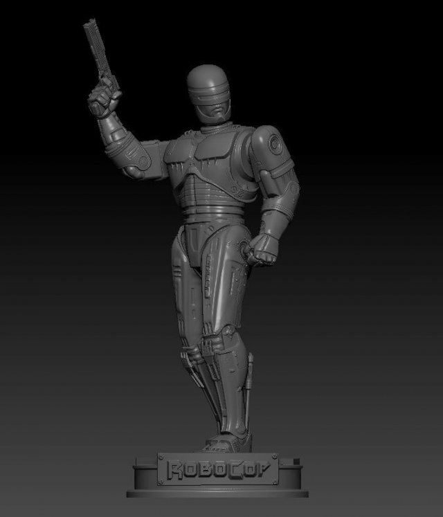 robocop 1987 3D Baskı Modeli .c4d .max .obj .3ds .fbx .stl .blend 