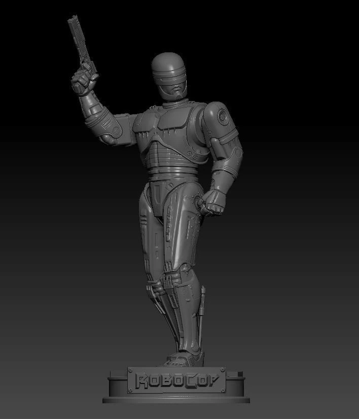 robocop 1987 3D Print Model .c4d .max .obj .3ds .fbx .stl .blend