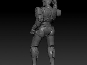 robocop 1987 3D Baskı Modeli