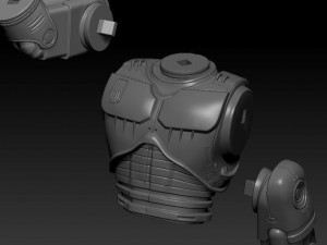 robocop 1987 3D Baskı Modeli