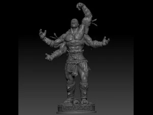 goro mortal kombat 3D Print Model