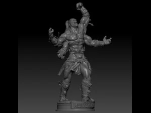 goro mortal kombat 3D Print Model