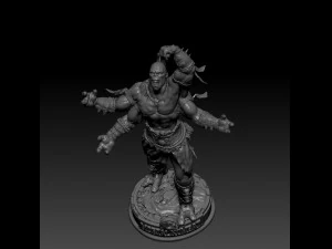 goro mortal kombat 3D Print Model