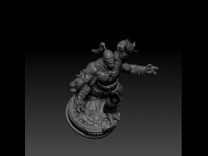 goro mortal kombat 3D Print Model
