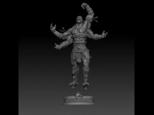 goro mortal kombat 3D Print Model