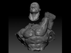 goro mortal kombat 3D प्रिंट मॉडल