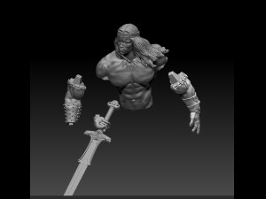 conan the barbarian 3D-Druckmodell
