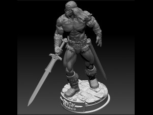 conan the barbarian 3D-Druckmodell