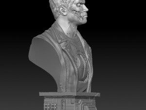 Terminator 2 t-800 Modèles 3D en vedette