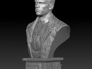 Terminatore 2t-800 Modello di stampa 3D