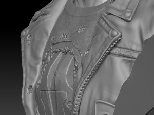 Terminator 2 t-800 Modèles 3D en vedette