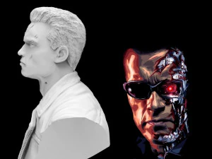 Terminatore 2t-800 Modello di stampa 3D