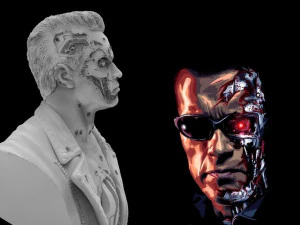 Terminatore 2t-800 Modello di stampa 3D