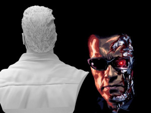 Terminator 2 t-800 Modèles 3D en vedette