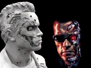 Terminatore 2t-800 Modello di stampa 3D