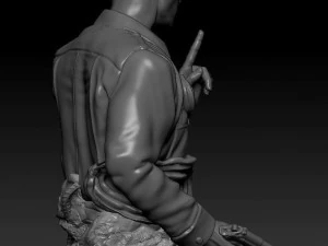 terminator 2 judgment day t-1000 3D Print Model