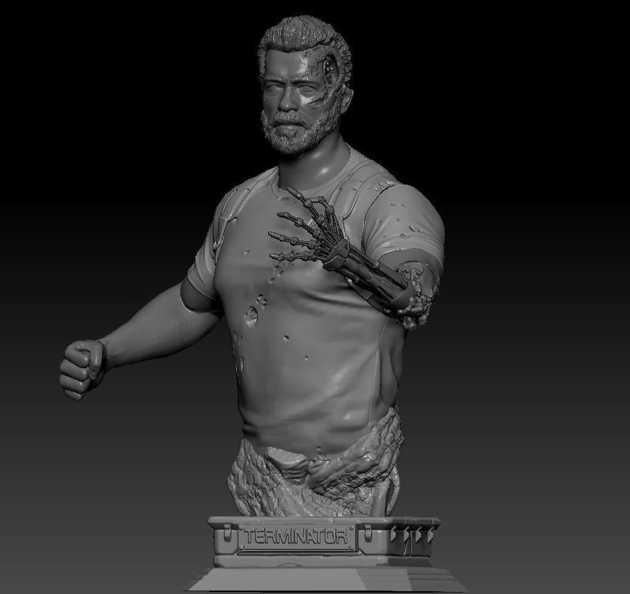 terminator dark fate 3D Print Model .c4d .max .obj .3ds .fbx .stl .blend 
