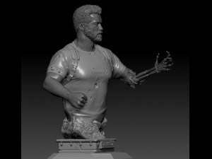 terminator dark fate Modèles 3D en vedette