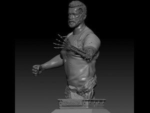 terminator dark fate Modèles 3D en vedette
