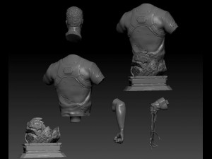 terminator dark fate Modèles 3D en vedette