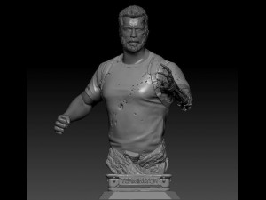 terminator dark fate Modèles 3D en vedette