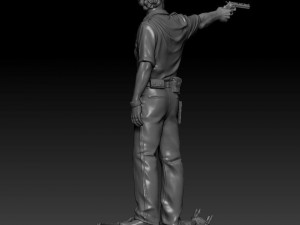 rick grimes the walking dead 3D Print Model
