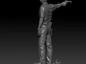 rick grimes the walking dead 3D Print Model