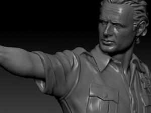 rick grimes the walking dead 3D Print Model