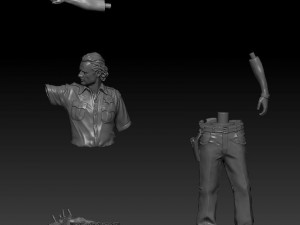 rick grimes the walking dead 3D Print Model