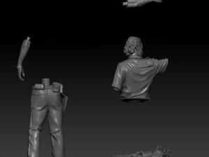 rick grimes the walking dead 3D Print Model