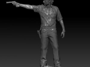 rick grimes the walking dead 3D Print Model
