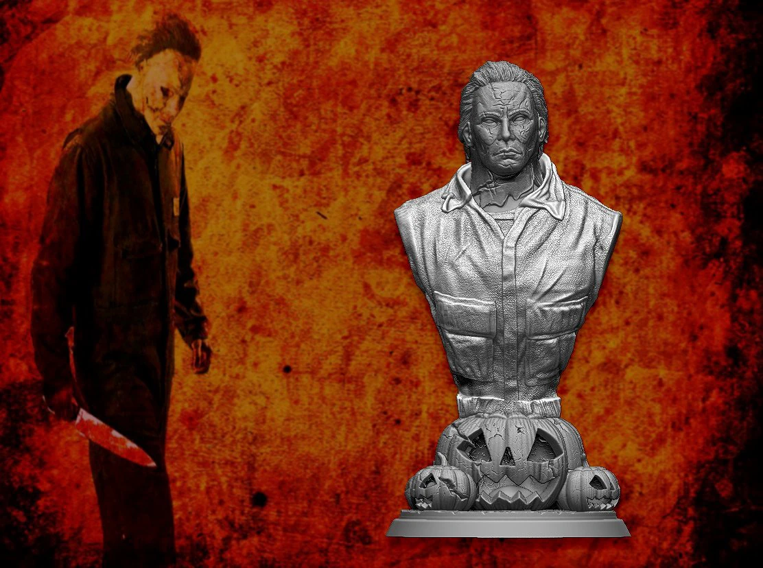 michael myers halloween 3D Print Model .c4d .max .obj .3ds .fbx .stl .blend