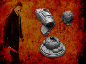michael myers halloween Modelo de impresión 3D