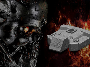 Terminator T-600 bust Replica Modelo de Impressão 3D